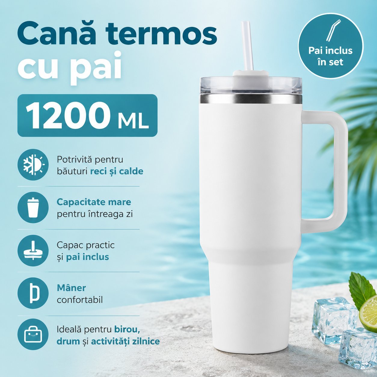 Cană termos 1200 ml