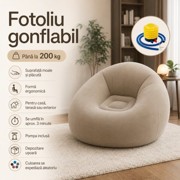 Fotoliu gonflabil